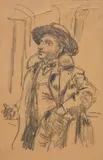 Gondolier by Walter Richard Sickert, oil, sold Oct 2022