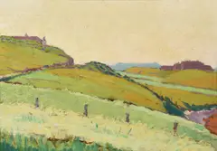 Landscape, donegal by Malcolm Drummond, Oil on panel, sold Oct 2022