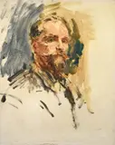 Portrait of augustus john by Ambrose McEvoy, oil, sold Oct 2022