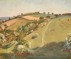 Spring, withypool, somerset by Alfred Munnings, Oil on boardSigned, sold Oct 2022