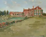 The hostel, hindhead by Jacques-Émile Blanche, Oil on canvas, sold Oct 2022