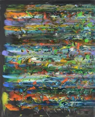 Abstrait by Bernard Andreoletti, 2016, Oil on canvasSigned, titled and dated, offered Oct 2022