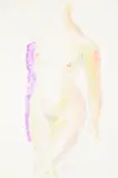 Standing nude by Frank Dobson, Watercolour and pencil, sold Oct 2022