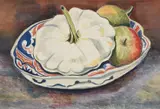 Untitled by Lilian Hawthorn, watercolor, sold Oct 2022