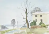 Ilfracombe by Elwin Hawthorne, 1933, watercolor, sold Oct 2022
