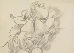 Pears by Matthew Smith, 1949, Pencil, offered Oct 2022