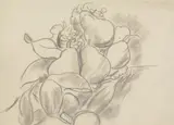 Pears by Matthew Smith, 1949, Pencil, offered Oct 2022