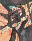 Untitled 1945 by Stanley William Hayter, drawing, sold Oct 2022