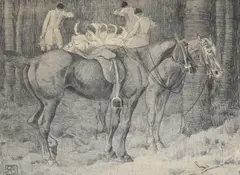 Untitled by Robert Bevan, print (other), sold Oct 2022