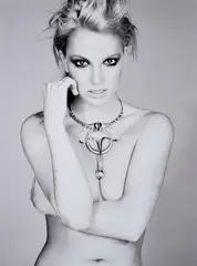 Britney spears (smokey eyes) by Michael Thompson, print, sold Oct 2022