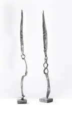 Juggler and trick by Austin Andrew Wright, 1965, sculpture, sold Oct 2022