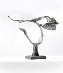 Flower by Austin Andrew Wright, 1964, sculpture, sold Oct 2022