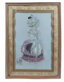 Mrs malaprop by Oliver Messel, watercolour and gouacheSigned, sold Oct 2022