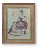 Julia, 2nd costume by Oliver Messel, watercolour and gouacheSigned, sold Oct 2022