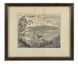 Flaxley the seat of mrs. bovey by Jan Kip, print, sold Oct 2022