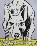 Grrrrrrrrrrr!! by Roy Lichtenstein, lithograph, sold Jun 2023