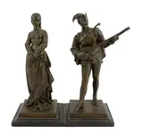 Untitled by Paul Dubois, bronze, sold Jun 2023