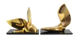 On ebonised plinths by Jack Zajac, bronze, sold Jun 2023