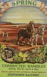 Lithographic poster for Southern Railways by Audrey Weber, print (other), sold Jun 2023