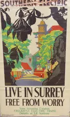 Lithographic poster for Southern Railways by F Gregory Brown, print (other), sold Jun 2023