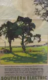 Lithographic poster for Southern Electric Railway 'View of by Walter Spradbery, print (other), sold Jun 2023