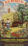 Lithographic poster for Southern Railways by Audrey Weber, print (other), sold Jun 2023