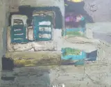Banaderos by Padraig Macmiadhachain, oil on board, sold Jun 2023