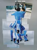 Offset lithograph poster by David Hockney, lithograph, sold Jun 2023