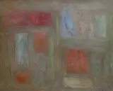 La Petit Gallerie by Adele Mosonyi, 1985, oil on canvas, sold Jun 2023