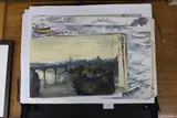 Mostly landscapes by Michael Lawrence Cadman, watercolor, sold Jun 2023