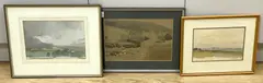 Mountain stream by Charles Knight, watercolor, sold Jun 2023