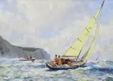 Commodore 66 by Deryck Foster, oil on board, sold Jun 2023