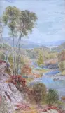 River landscapes by Ebenezer Wake Cooke, watercolor, offered Jun 2023