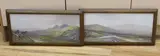 Moorland landscapes by Reginald Daniel Sherrin, watercolor, offered May 2023