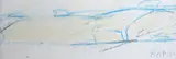 Abstract, 11 x 12cm and another work, 'Sark seen from Herm by Rachael Plummer, watercolour, offered May 2023