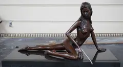Prague by Jonathan Wylder, bronze, sold May 2023