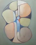 Abstract, 92 x 73cm by Wilfred Avery, oil on canvas, sold May 2023