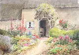Granny's Front Door by Henry John Sylvester Stannard, watercolour, offered May 2023