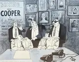 Original cartoon relating to Henry by Raymond Allen Jackson 'Jak', ink and watercolour, sold May 2023