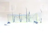 Australian landscapes by Kevin Pearsh, drawing, sold May 2023