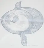 Sun fish by Aldemir Martins, 1960, woodcut, offered May 2023