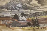Stonor Park by Edwin La Dell, ink and watercolour, sold Apr 2023