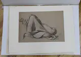 Studies of drapery, 34 x 49cm, together with a group of assorted 18th century and later engravings by Gustave-Adolphe Chassevent-Bacques, print (other), sold Apr 2023