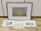 The Grove, Highgate by John James Joass, watercolor, sold Apr 2023