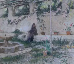 Granada by Francis Wallis-Markland, pastel, sold Apr 2023