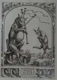 Illustrations for Aesops Fables 1935 by Stephen Gooden, ink and watercolour, sold Apr 2023
