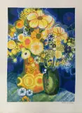Summer Bouquet by Ivan Ripley, lithograph, sold Aug 2023