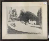 Convalescence in England 1917 by Claude Allen Shepperson, lithograph, sold Aug 2023