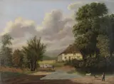 Untitled by George John Rowe, oil on canvas, sold Jul 2023