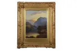 Loch Bidden by George Blackie Sticks, 1877, oil on canvas, offered Jul 2023